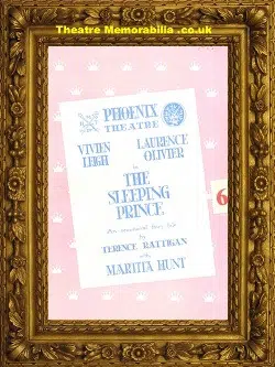 London Phoenix Theatre – Sleeping Prince – 1953 Vivien Leigh