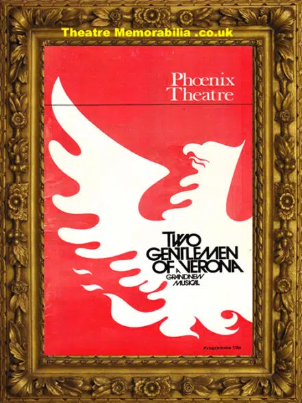 London Phoenix Theatre – Two Gentlemen Of Verona – 1973