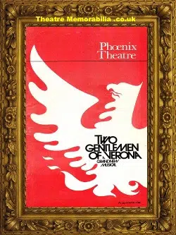 London Phoenix Theatre – Two Gentlemen Of Verona – 1973