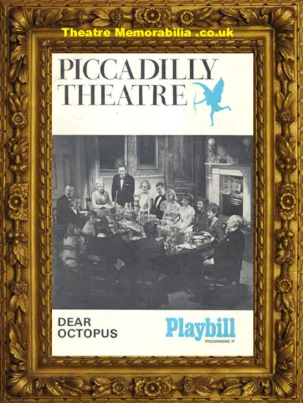 London Piccadilly Theatre – Dear Octopus – 1968
