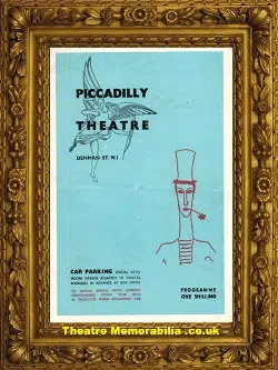 London Piccadilly Theatre – Marcel Marceau – 1962 – Mime Artist
