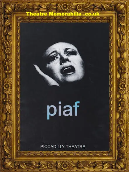 London Piccadilly Theatre – Piaf – 1994 – Elaine Paige