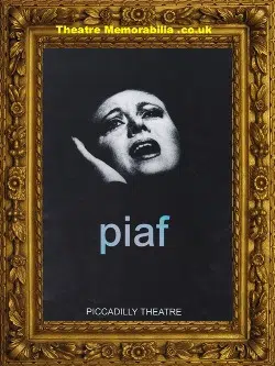London Piccadilly Theatre – Piaf – 1994 – Elaine Paige