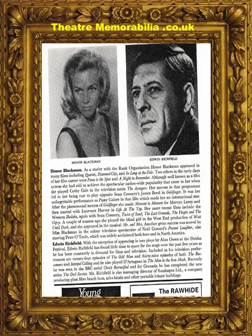 London Piccadilly Theatre - Who Killed Santa Claus - 1970 Honor
