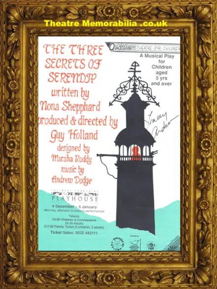 London Playhouse – Three Secrets of Serendip Tracey Anderson