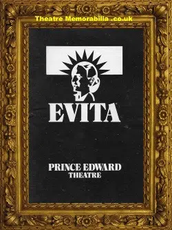 London Prince Edward Theatre – Evita – 1978 – Elaine Paige