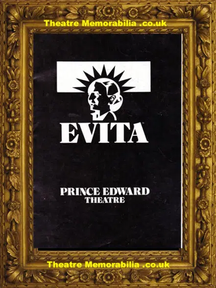 London Prince Edward Theatre – Evita – 1980 – Marti Webb