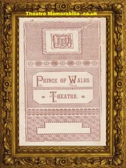 London Prince Of Wales Theatre – A Pierrot’s Life – 1897