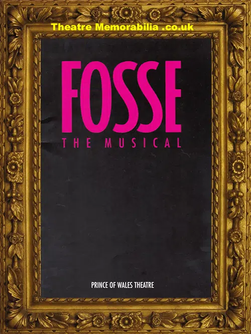 London Prince Of Wales Theatre - Fosse The Musical - 2000