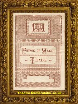 London Prince Of Wales Theatre – Gentlemen Joe – 1895