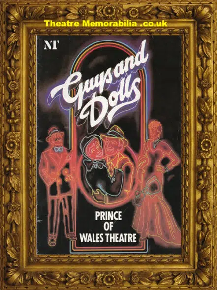 London Prince Of Wales Theatre – Guys And Dolls – 1985 – LULU