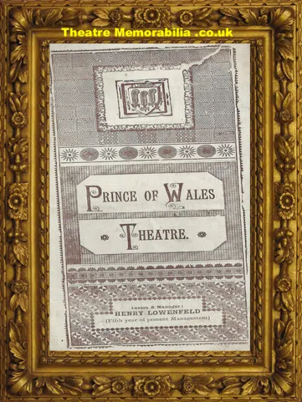 London Prince Of Wales Theatre – La Pouppe – 1897 – 3