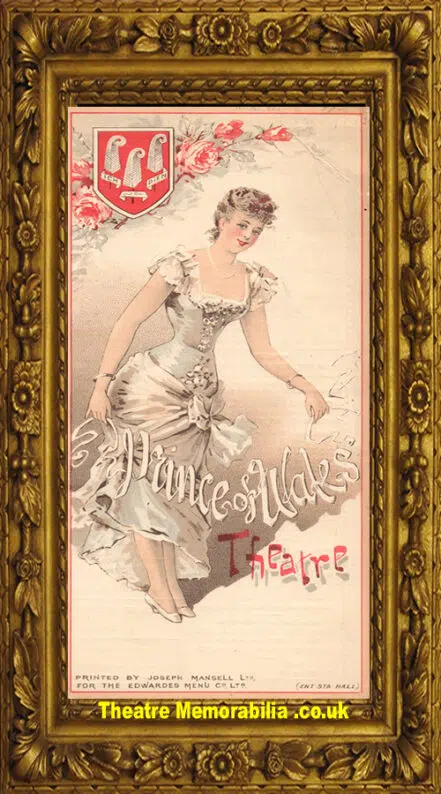 London Prince Of Wales Theatre – La Pouppe – 1897 – 2
