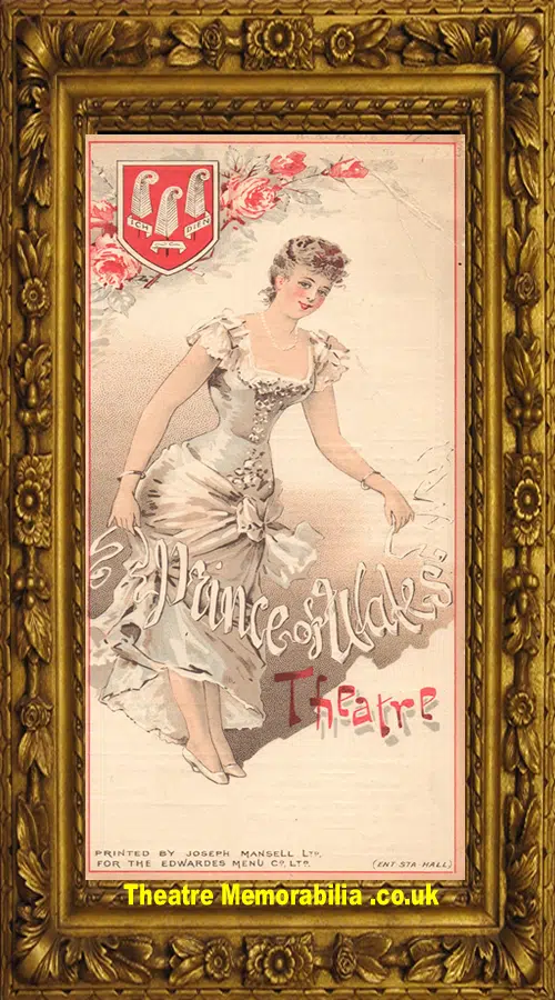 London Prince Of Wales Theatre - La Pouppe - 1897 - 2