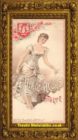 London Prince Of Wales Theatre – La Pouppe – 1897 – 2