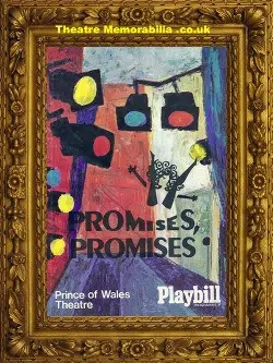 London Prince Of Wales Theatre – Promises Promises – 1969