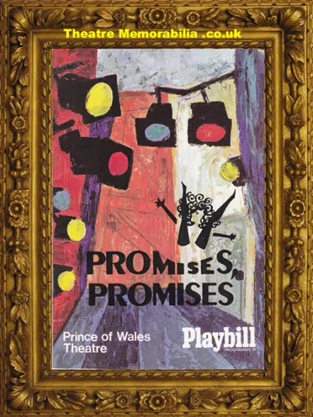 London Prince Of Wales Theatre – Promises Promises – 1970