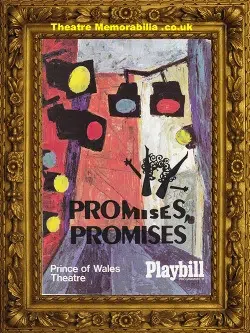 London Prince Of Wales Theatre – Promises Promises – 1970