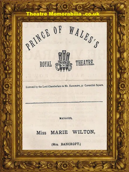 London Prince Of Wales Theatre – The Vicarage – c1870