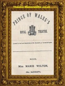 London Prince Of Wales Theatre – The Vicarage – c1870