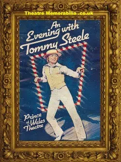 London Prince Of Wales Theatre – Tommy Steele Show – 1979