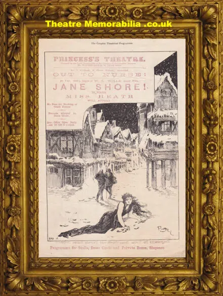 London Princess Theatre – Jane Shore – 1878