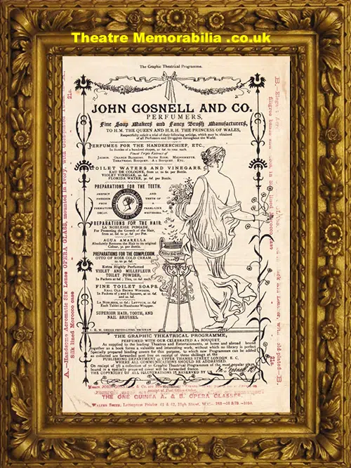 London Princess Theatre - Jane Shore - 1878
