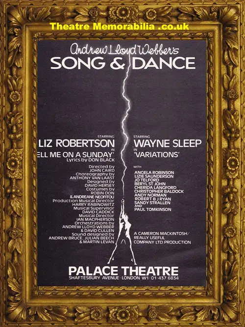 London Queens Theatre - Clandestine - Song & Dance - 1984