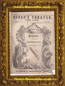 London Queens Theatre – Cromwell – 1871