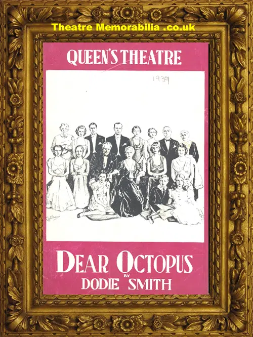 London Queens Theatre - Dear Octopus - 1939