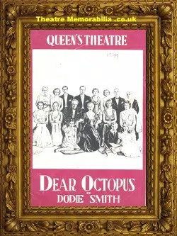 London Queens Theatre – Dear Octopus – 1939