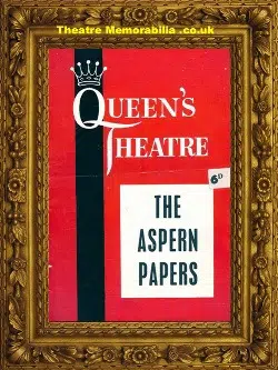 London Queen's Theatre - The Aspen Papers - 1940s