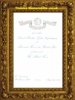 London Queensberry Club – American Artists Overseas – 1942