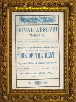 London Royal Adelphi Theatre – One Of The Best – 1896