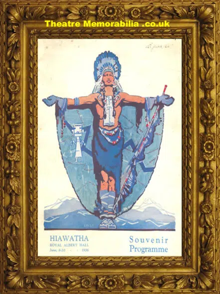 London Royal Albert Hall – Hiawatha – 1936