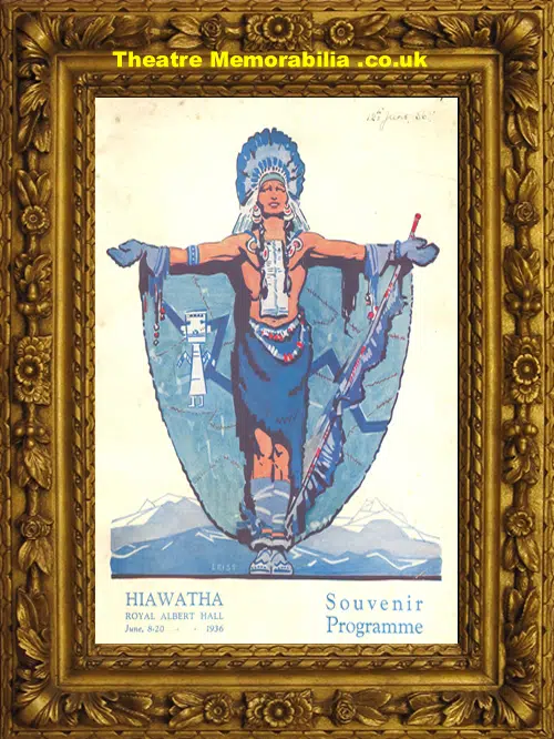 London Royal Albert Hall - Hiawatha - 1936