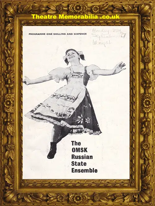 London Royal Albert Hall - OMSK Russian Ballet - 1967