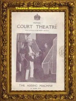 London Royal Court Theatre – The Adding Machine – 1928 L Olivier