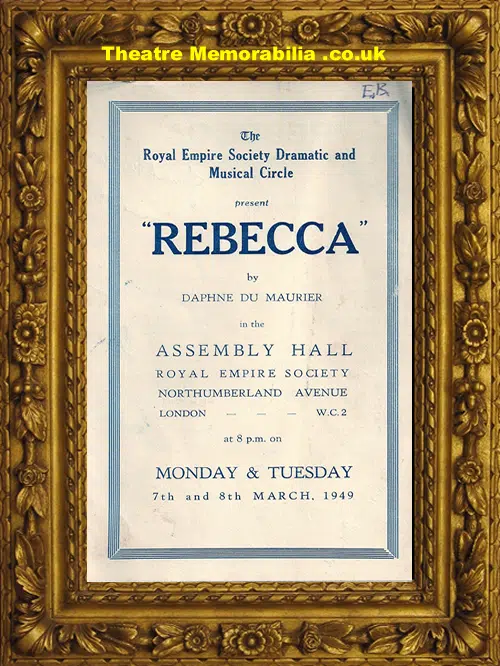 London Royal Empire - Rebecca - 1949 - Multi Signed