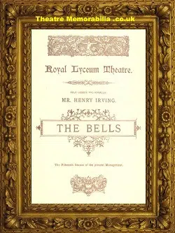 London Royal Lyceum Theatre – The Bells – 1893