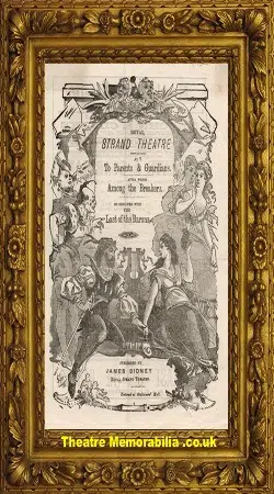 London Royal Strand Theatre – Parents & Guardians – 1872