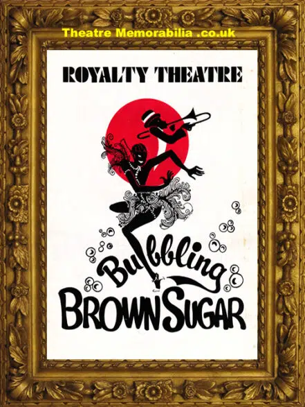 London Royalty Theatre – Bubbling Brown Sugar – 1977