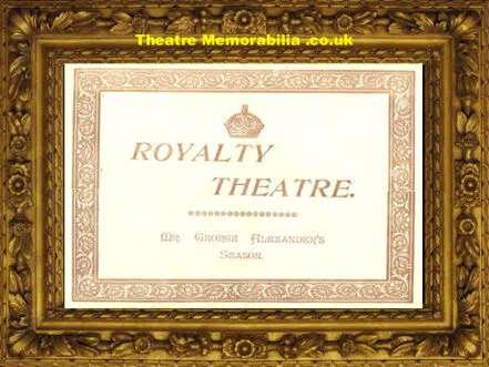 London Royalty Theatre – His Little Dodge – 1896