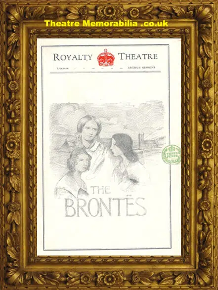 London Royalty Theatre – The Brontes – 1933