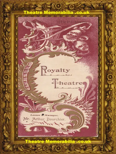London Royalty Theatre – The Chili Widow – 1896