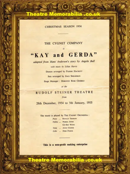 London Rudolf Steiner Theatre – Kay and Gerda – 1954
