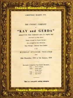 London Rudolf Steiner Theatre – Kay and Gerda – 1954