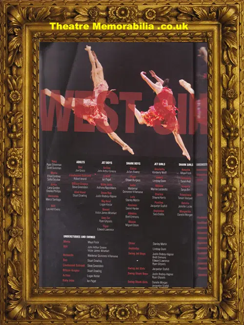 London Sadler's Wells Theatre - West Side Story 50th Anniversary