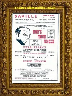 London Saville Theatre - Bob's Your Uncle - 1948 - Lionel Blair
