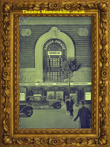 London Saville Theatre – Geneva – 1937
